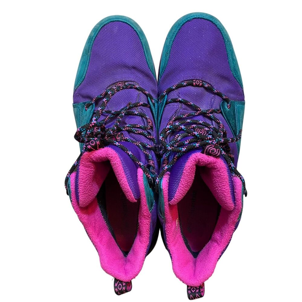 Columbia Out-Dry Boots Green/Purple/Pink Waterproof Men's Size 14